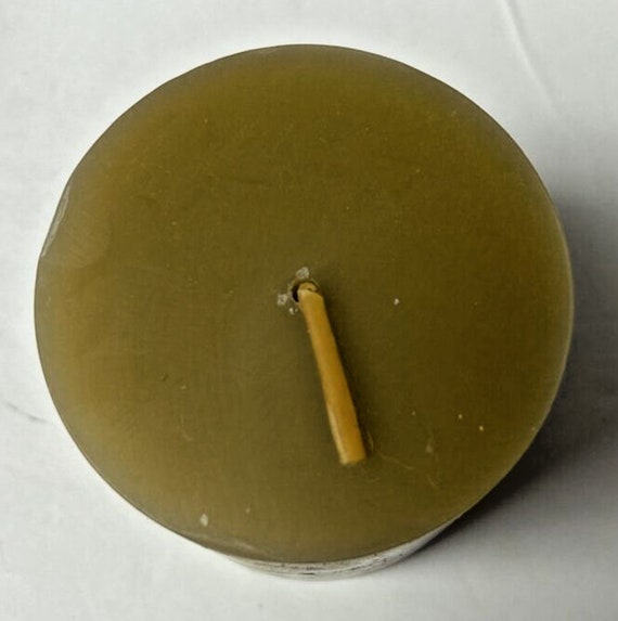 Partylite pillar candle 3x3 new in box ebony wood & p… Gem