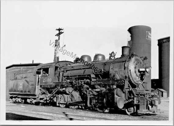 Vintage Rock Island Railroad Railway 2100 Steam L… - image 1