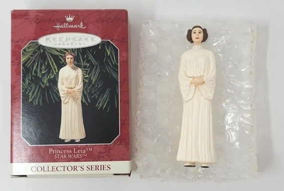1998 hallmark keepsake ornament collector's series star wars princess leia u17