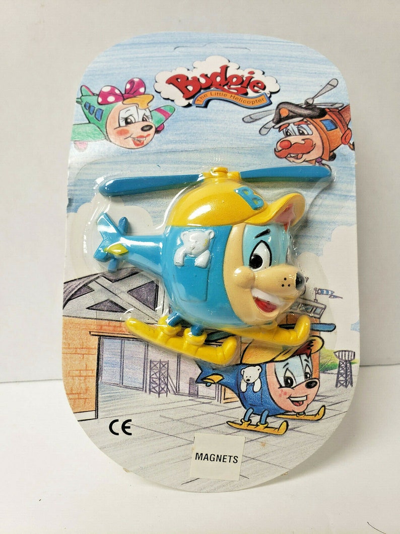 1994 Budgie Budgie The Little Helicopter Magnet By HRH Doy Sarah 1994-budgie-budgie-the-little-helicopter-magnet-by-hrh-doy-sarah