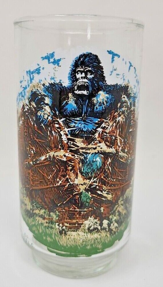 1976 king kong glass burger king crazed king kong gla… Gem