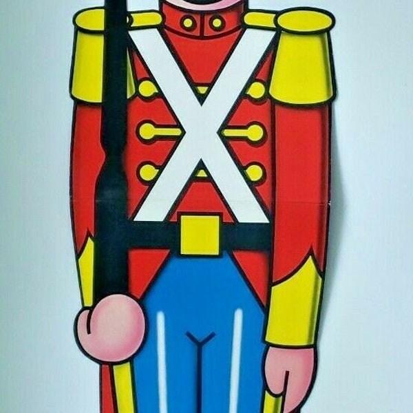 Toy soldier christmas decoration outdoor