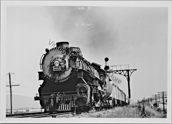 Vintage Union Pacific Railroad UP 5093 Steam Loco… - image 1