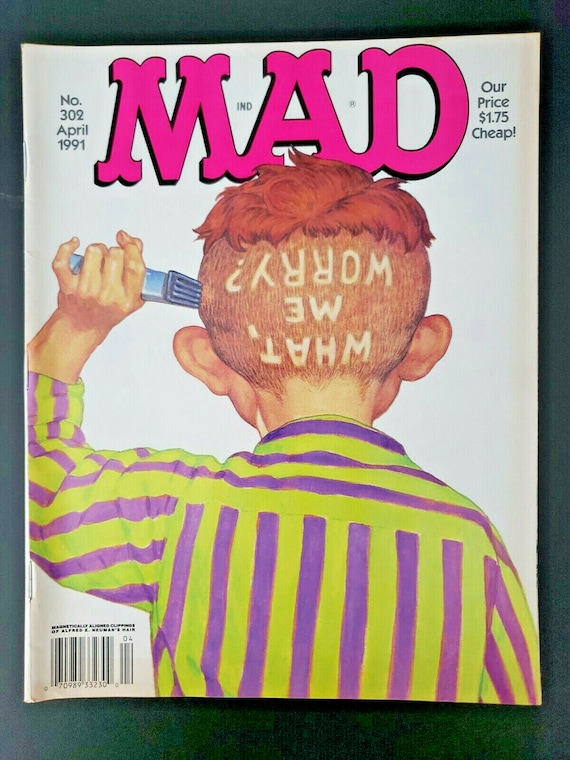 1991 mad magazine march no. 302 "video review / b… - image 1