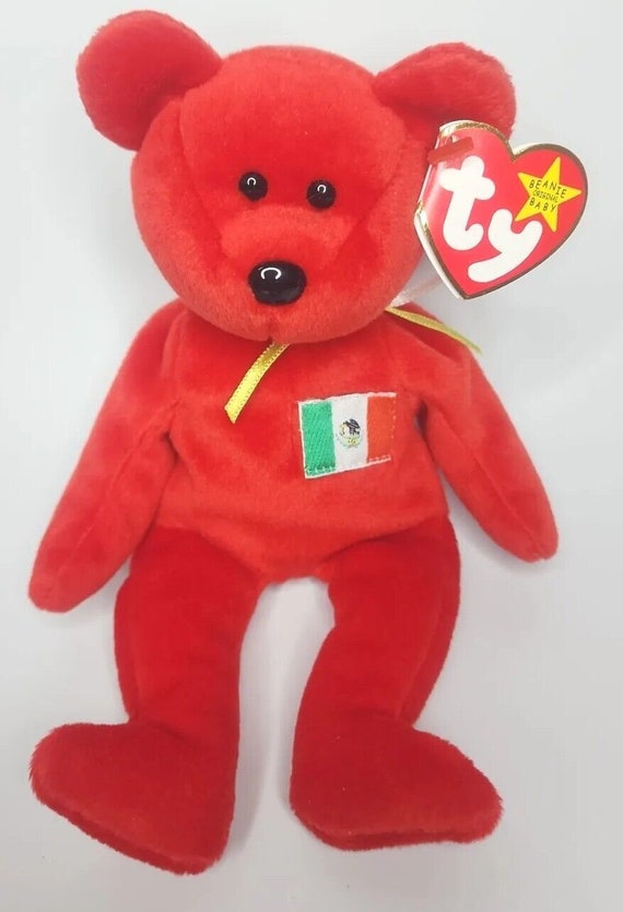 1999 Ty Beanie Baby "Osiro" Retired Mexican Red B… - image 1