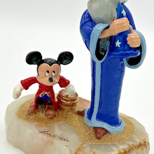 2001 Ron Lee Disney Mickey Mouse Sorcerer Yensid Figurine #330/500 SKU192 image 3