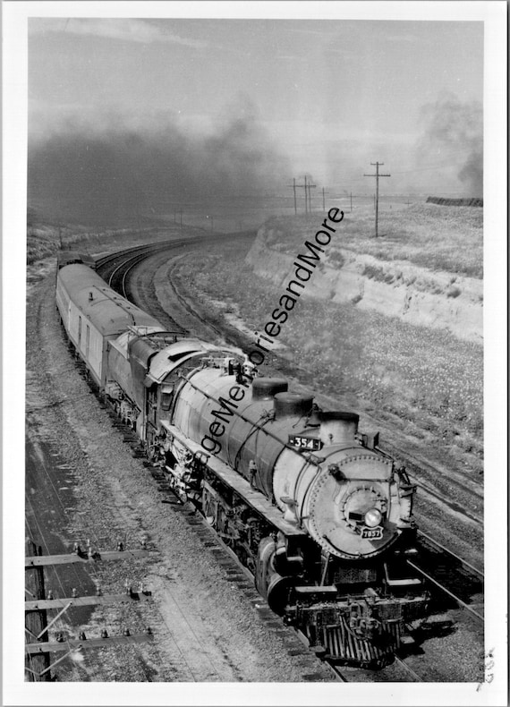 Vintage Union Pacific Railroad UP 7857 Steam Locom