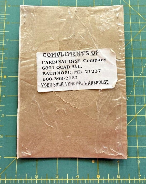 Vintage fast food erasers vending machine display boa… Gem