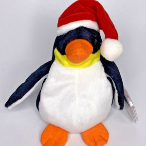 1998 ty beanie baby &quot;zero&quot; retired holiday penguin bb12