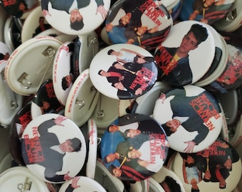 Vintage 1989 New Kids On The Block NKOTB 6 Random Pinback Buttons New Old Stock