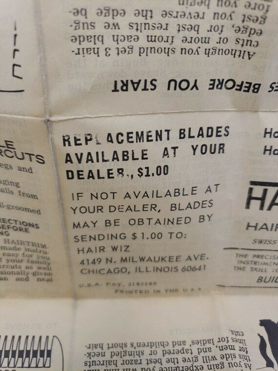 hair wiz replacement blades