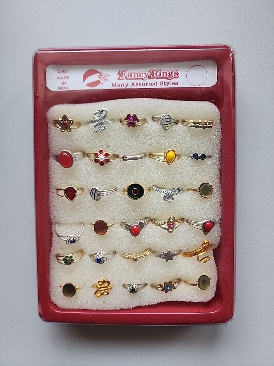 Vending Machine For Rings Vintage 30 Fancy Rings Red Display Gumball Vending Machine Display - Etsy