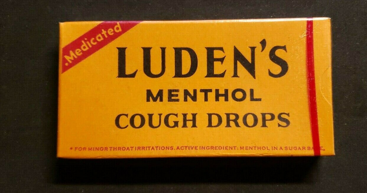 Vintage original luden's menthol cough drop lozenges Etsy