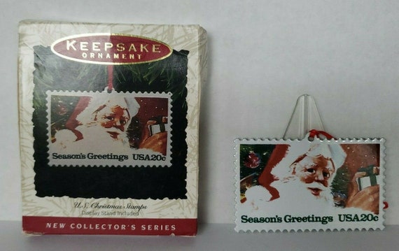 U.S Christmas Stamps 1 Hallmark Keepsake Ornament New In Box U.S Christmas Stamps 1 Hallmark Keepsake Ornament New In Box