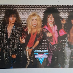 Vintage 1986 Vinnie Vincent Invasion Concert Poster 32&quot; X 22&quot; NOS P-93