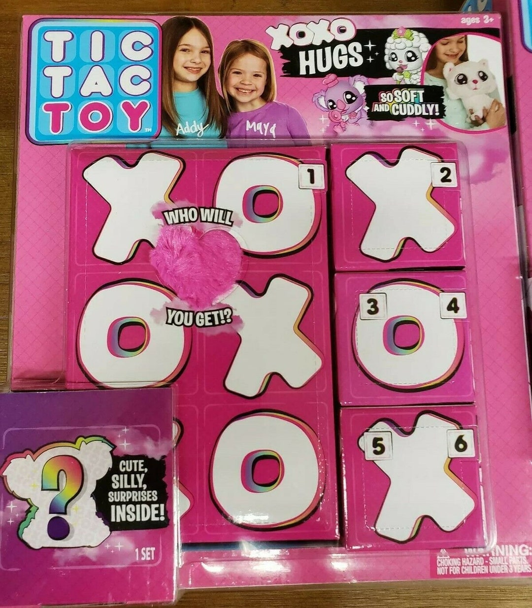 Tic Tac Toy XOXO Hugs Toy 6 Pack Plush Hot Pink Etsy
