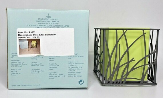 Vintage Retired Partylite style lites luminary re… - image 2