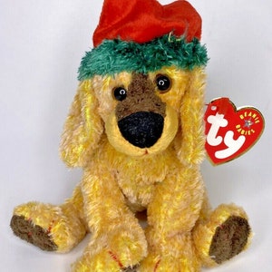 2001 Ty Beanie Baby &quot;Jinglepup&quot; Retired Holiday Animal BB8