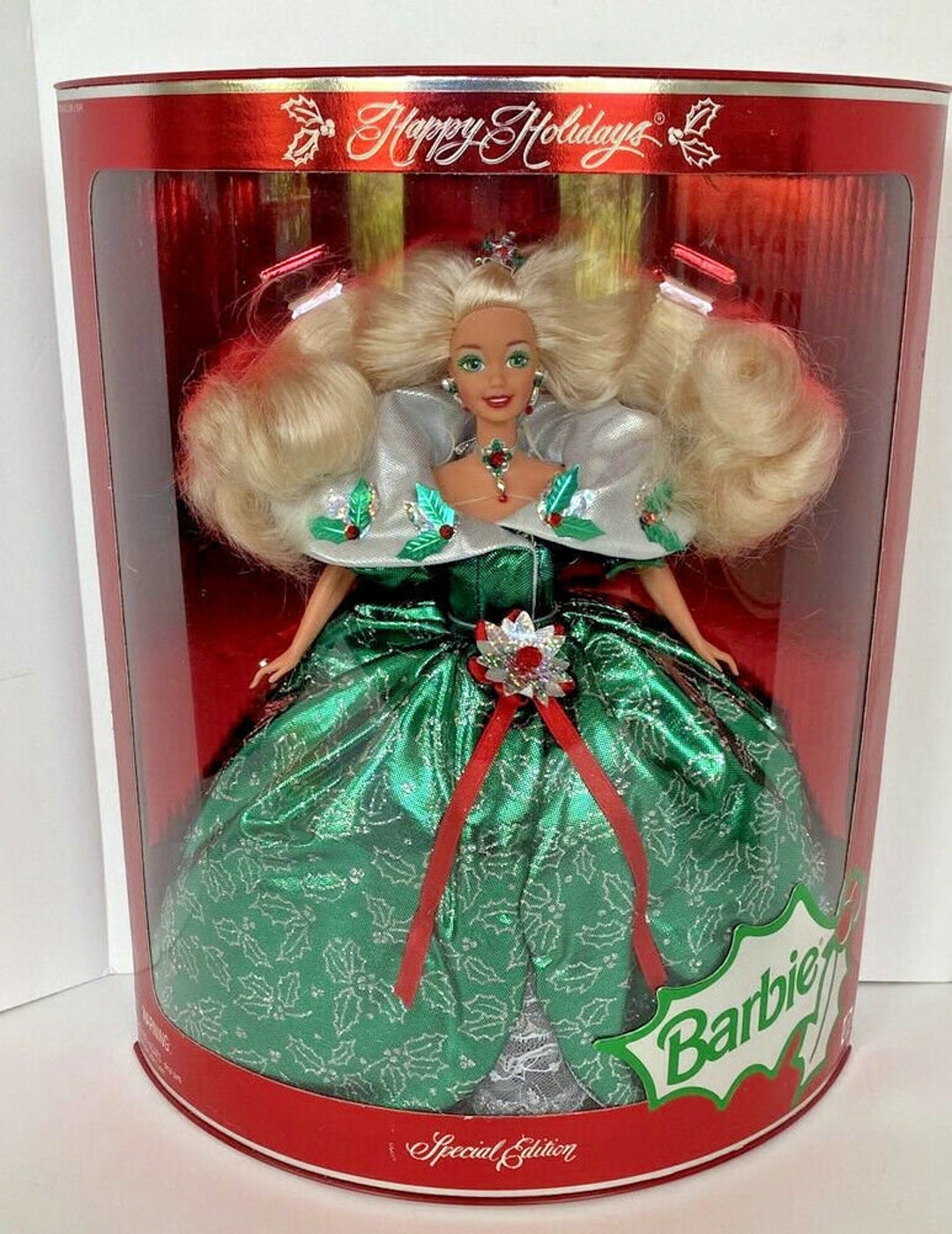 1995 Barbie happy Holidays Doll Special Edition Nib Bd13 - Etsy