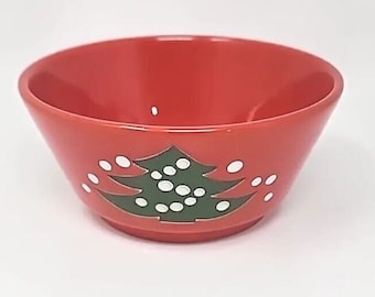 Waechtersbach Christmas Tree Bowl Germany 5 Inch Diameter U118