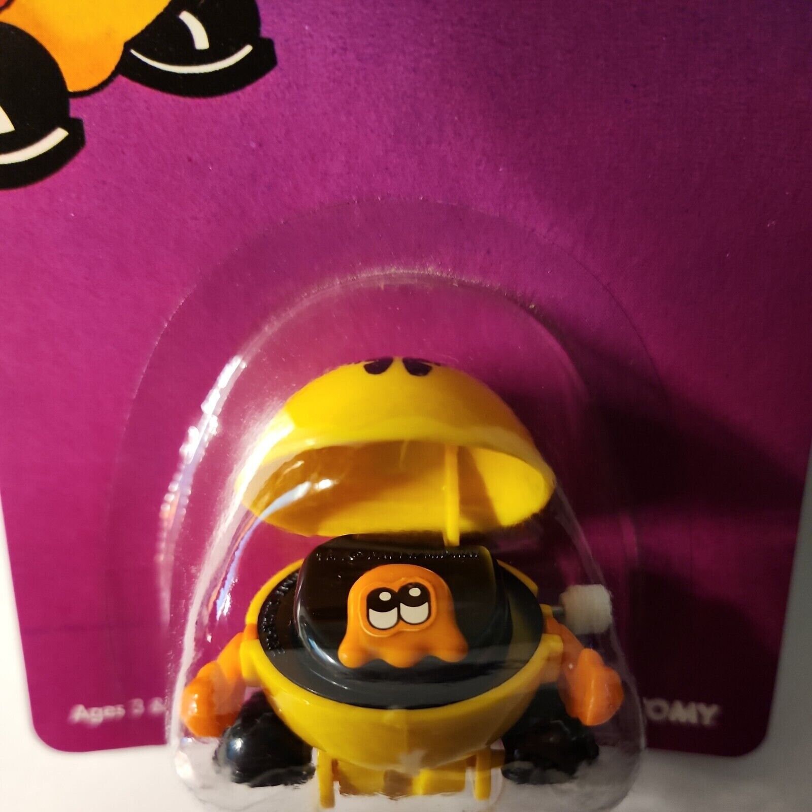 Vintage Pac Man New in Package Wind-up Toy - 1982 Tomy Corp