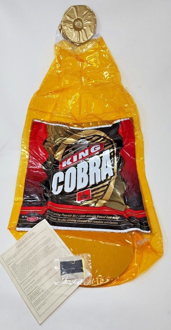 1990's Anheuser AB King Cobra Inflatable Beer Bott
