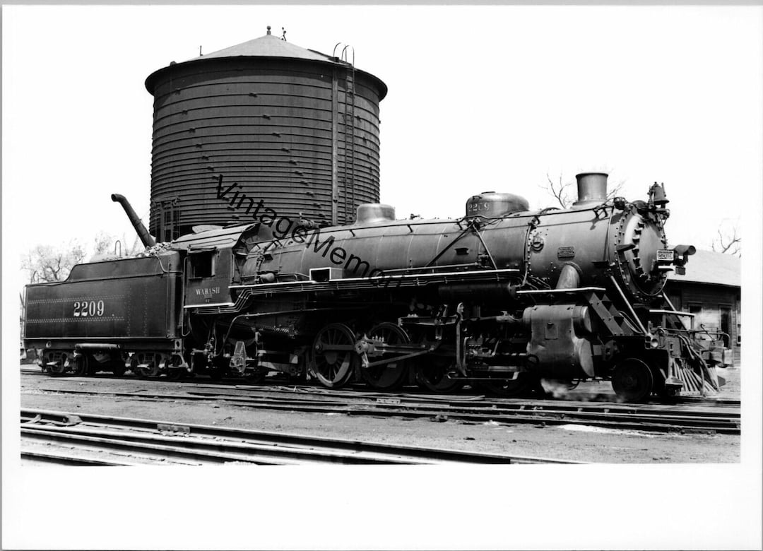 Vintage Wabash 2209 Steam Locomotive T3 301 Etsy Vintage Wabash 2209 Steam Locomotive T3 301 Etsy