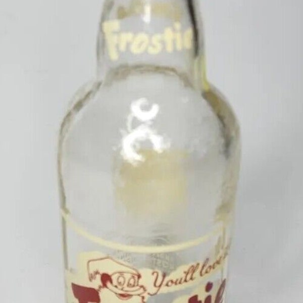 Vtg 1960 pop acl soda bottle 12oz frostie root beer baltimore, md  b3-11