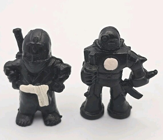 Vintage Lot of 9 1986 Panosh Exogini Ninja Mites 1.5