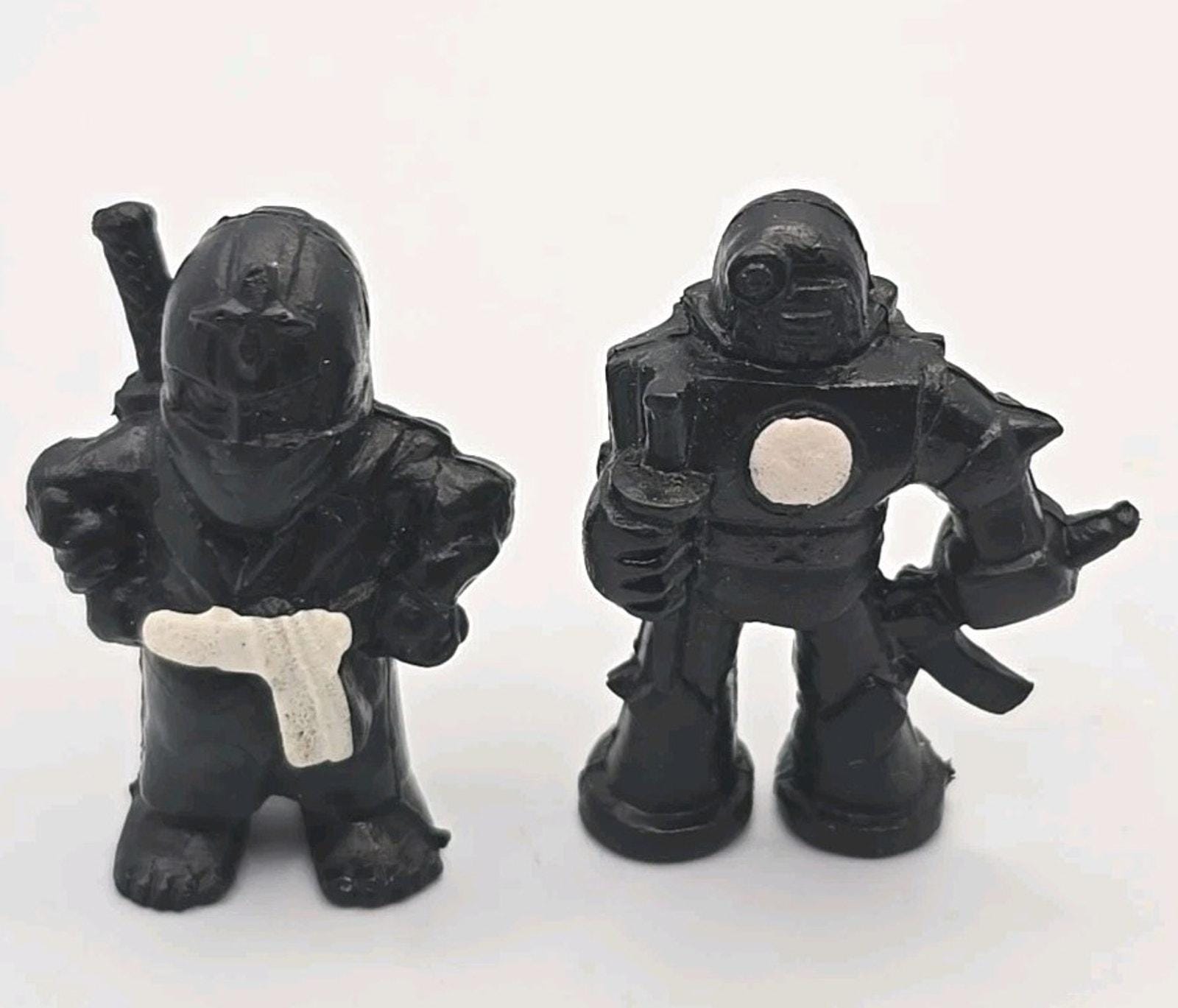 Vintage Lot of 9 1986 Panosh Exogini Ninja Mites 1.5
