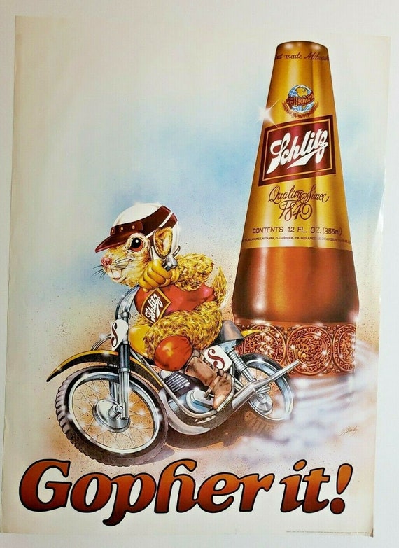 Original 1981 Schlitz Beer 