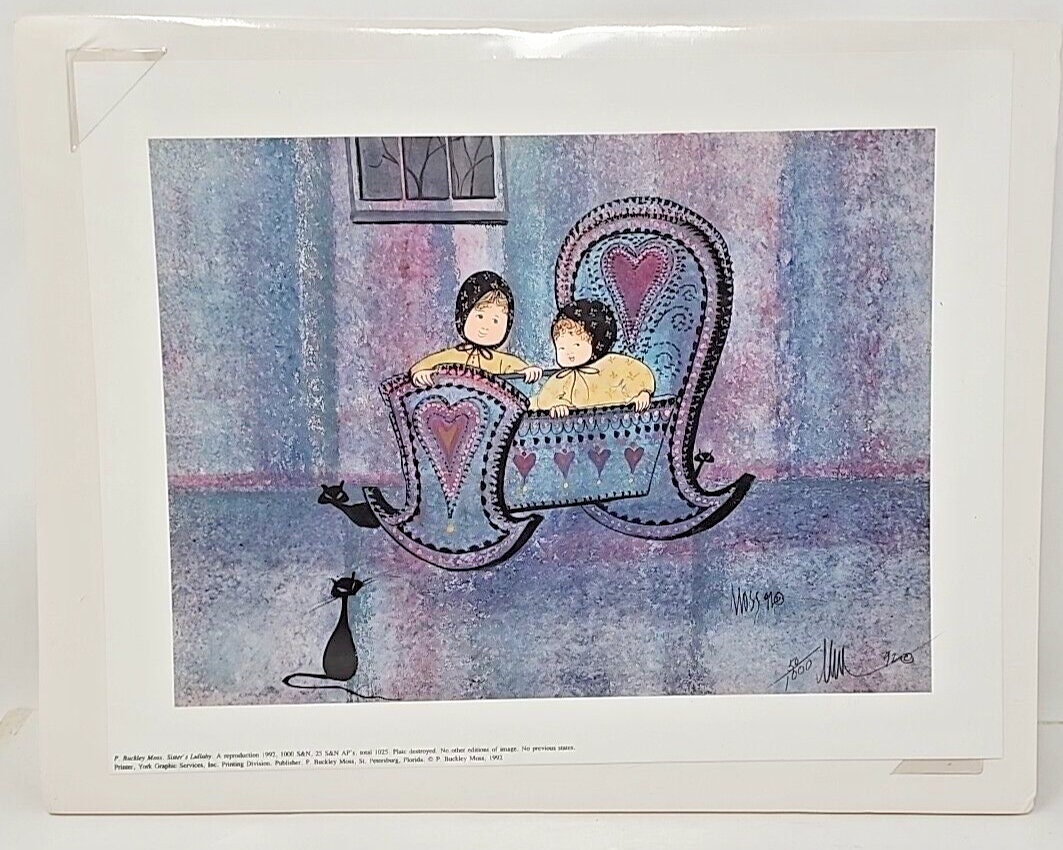 P Buckley Moss Poster - Etsy