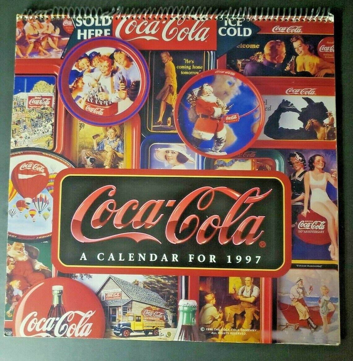 Coca Cola Wall CalendarCoca Cola with Vintage Advertising Etsy