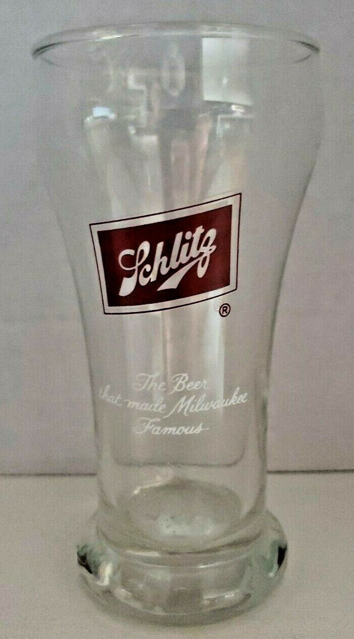 schlitz beer glass 1970s