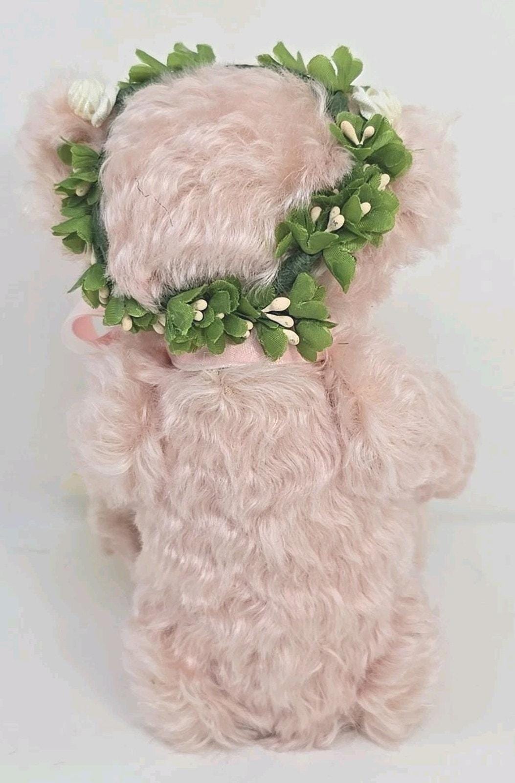 Steiff 1999 Angel Bear Evangeline Pink 652226 FAO Schwarz Lmt 956