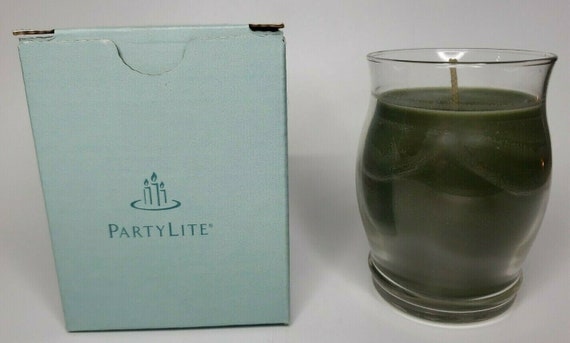 PartyLite Barrel Glass Jar Candle 11oz Agave Nect… - image 1