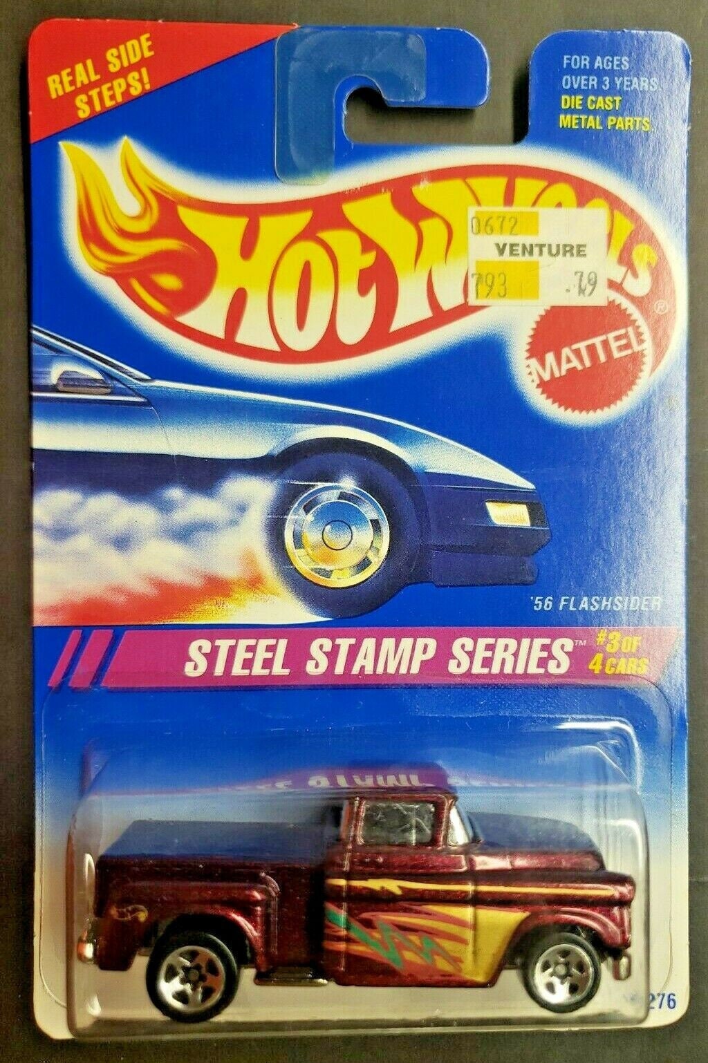 1995 Hot Wheels 1956 Chevy Flashsider Steel Stamp Series 3/4 Etsy