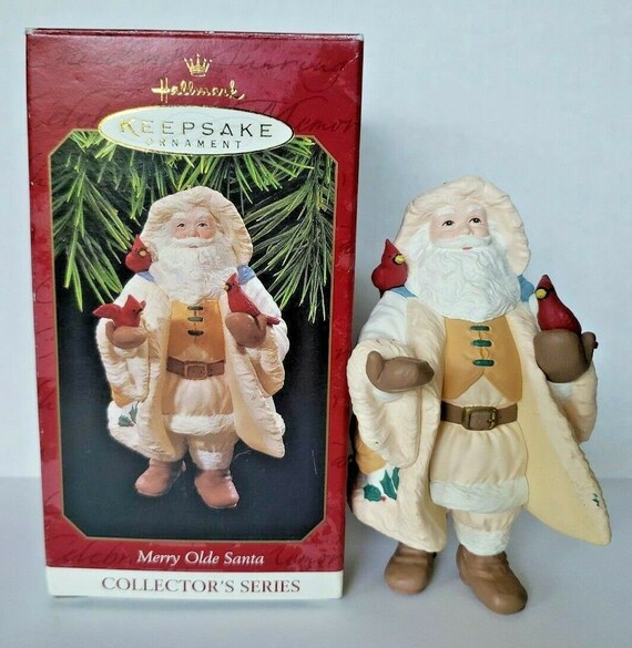 1997 hallmark keepsake christmas ornament merry olde santa Etsy