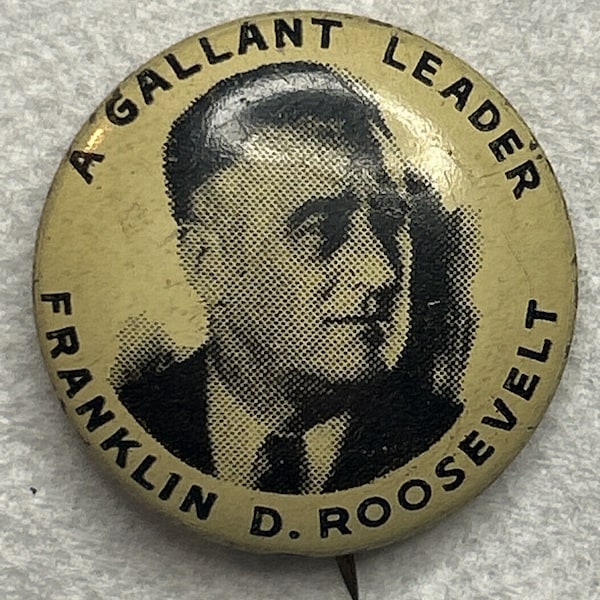 Roosevelt Button - Etsy