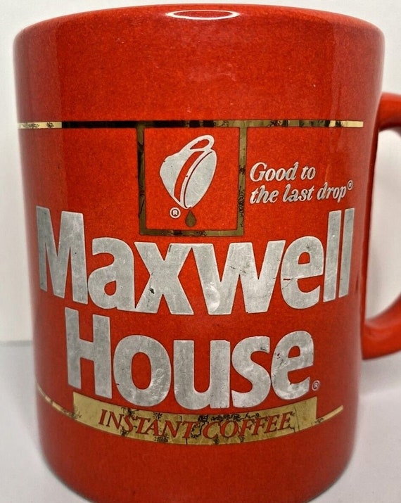 Maxwell house instant coffee cup/mug 12 oz vtg re… - image 2