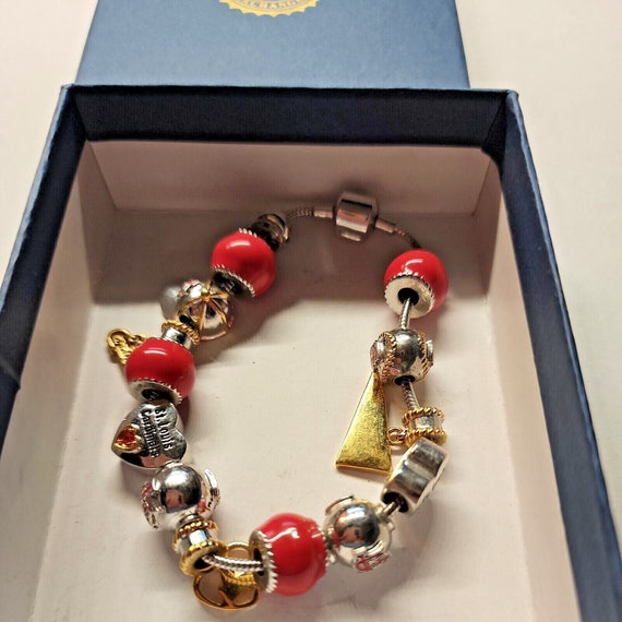 Vintage Bradford Exchange St. Louis Cardinals Charm Bracelet 