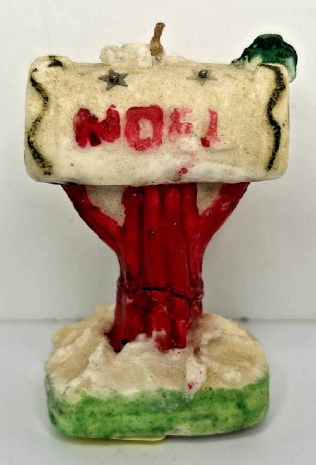 Vintage Holiday Christmas Noel Mailbox Candle 3 Sku H311 Etsy