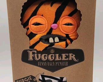 New Fuggler Plush Funny Ugly Monster Budgie Fuggler Ed. #40 Rabid Rabbit Tiger