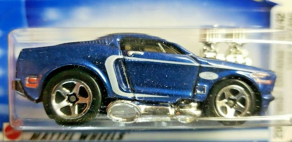 2003 1968 Ford Mustang Hot Wheels Blue 046 34 42 First Edition Highway 35h W7 Etsy
