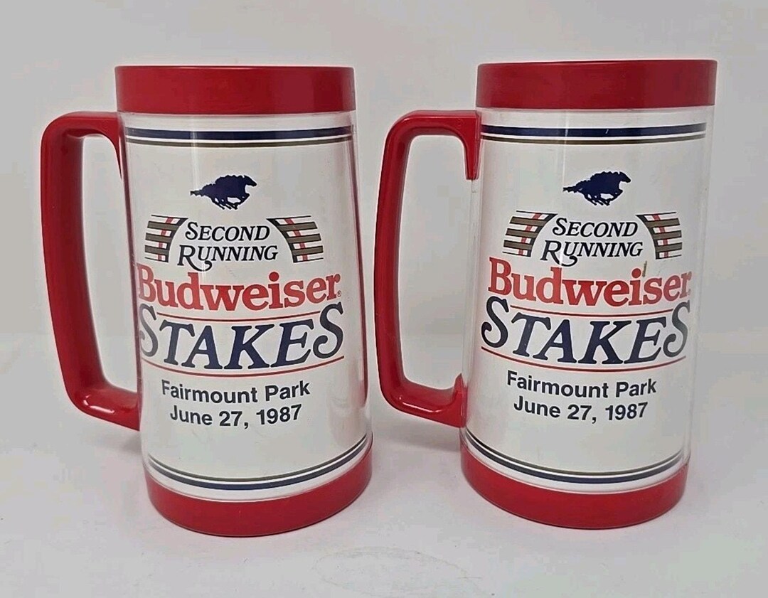 2 Budweiser Stakes 2nd Running Insulated Mug - Fairmount Park