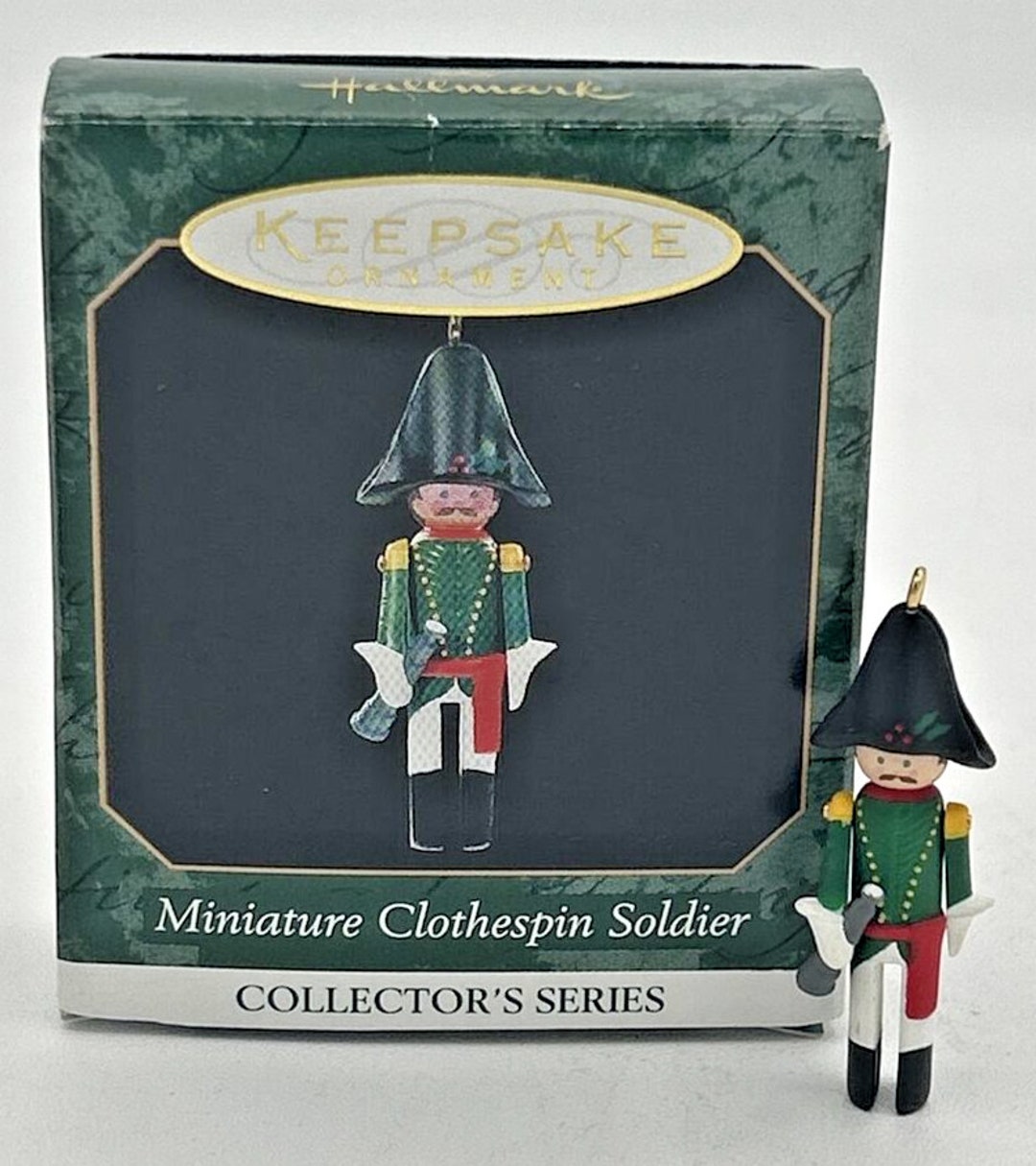 1999 Hallmark Miniature Clothespin Soldier Keepsake Ornament SKU U31 Etsy