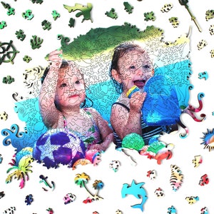 Quebra-cabeça personalizado para adultos, presente personalizado para o dia dos namorados, presente de aniversário, Natal de Hanukkah, quebra-cabeça de imagem, quebra-cabeça de foto