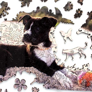 Custom Large Wooden Jigsaw Puzzle for Adults | Personalized Puzzle Style | Valentine gift | Make Your Own Puzzle | Boredom Buster |