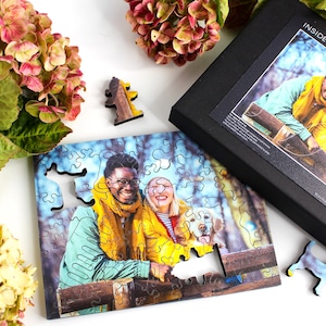 Personalized Puzzle Gift, sto king stuffers, Custom Wooden Jigsaw Puzzle for Kids, Birthday Gift, Picture Puzzle, Photo Puzzle