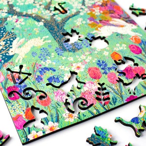 The Secret Garden Wooden Jigsaw Puzzle For Adults | Victoria Ball Artwork | Premium 215 Piece Wooden Jigsaw Puzzle | Tavern Puzzle